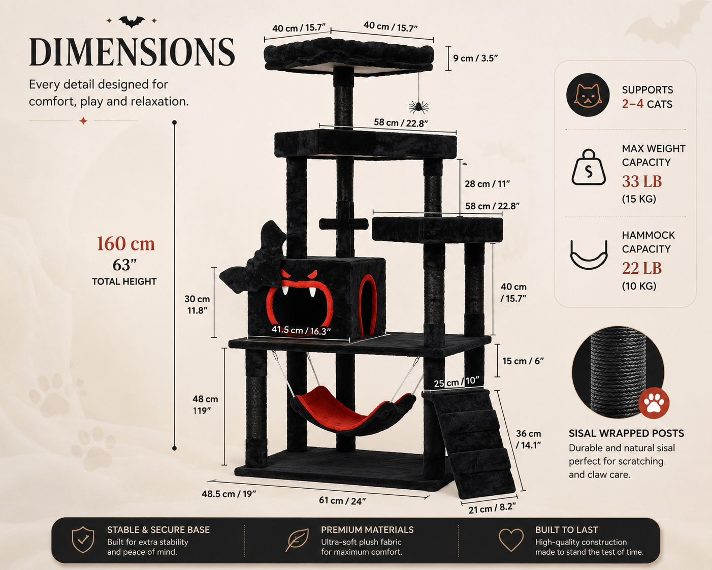 PurrCrypt™ | Gothic Cat Tree