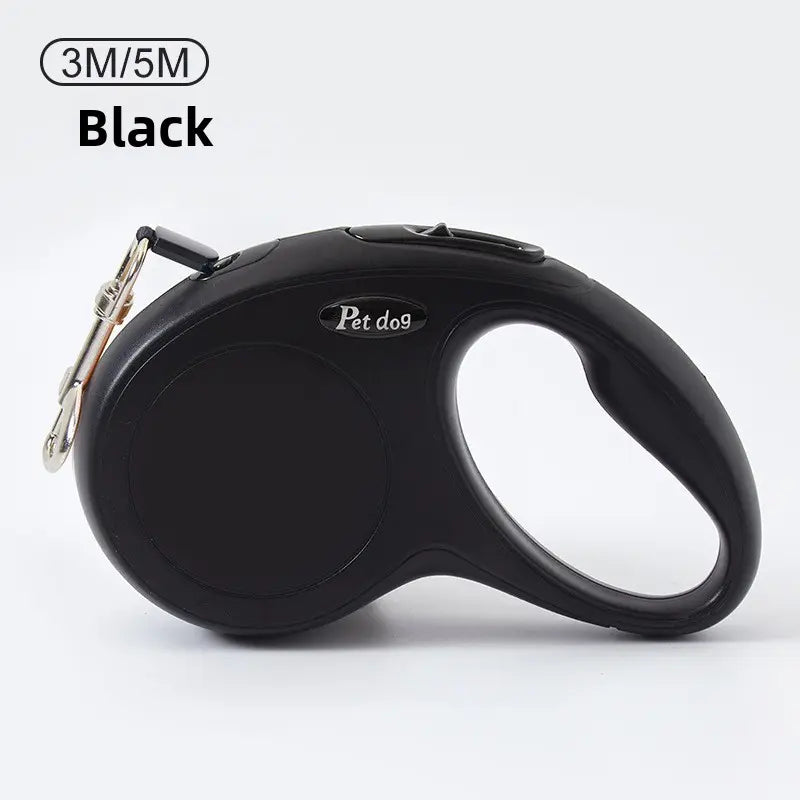 1Pc Automatic Retractable Safety Dog Leash - Durable Lightweight ABS Portable Pet Walking Lead with 1-Hand Brake & Lock Control, Extendable for Dogs, Ideal for Outdoor Walking, Training & Travel, Safety Leash, Outdoor Travel