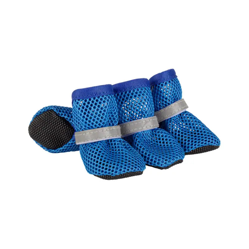 Small Dog Shoes Breathable Mesh Boots,Summer Breathable Dog Boots Nonslip Sole Paw Protector for Small Medium