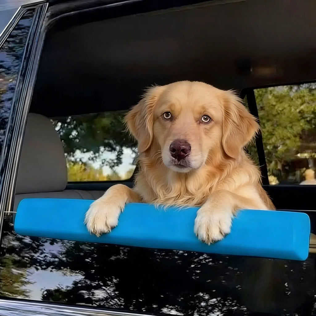 Universal Dog Car Window Chin Rest Cushion Soft Foam Pet Head Support for Medium & Large Dogs Safe Comfortable Travel Ride Accessory