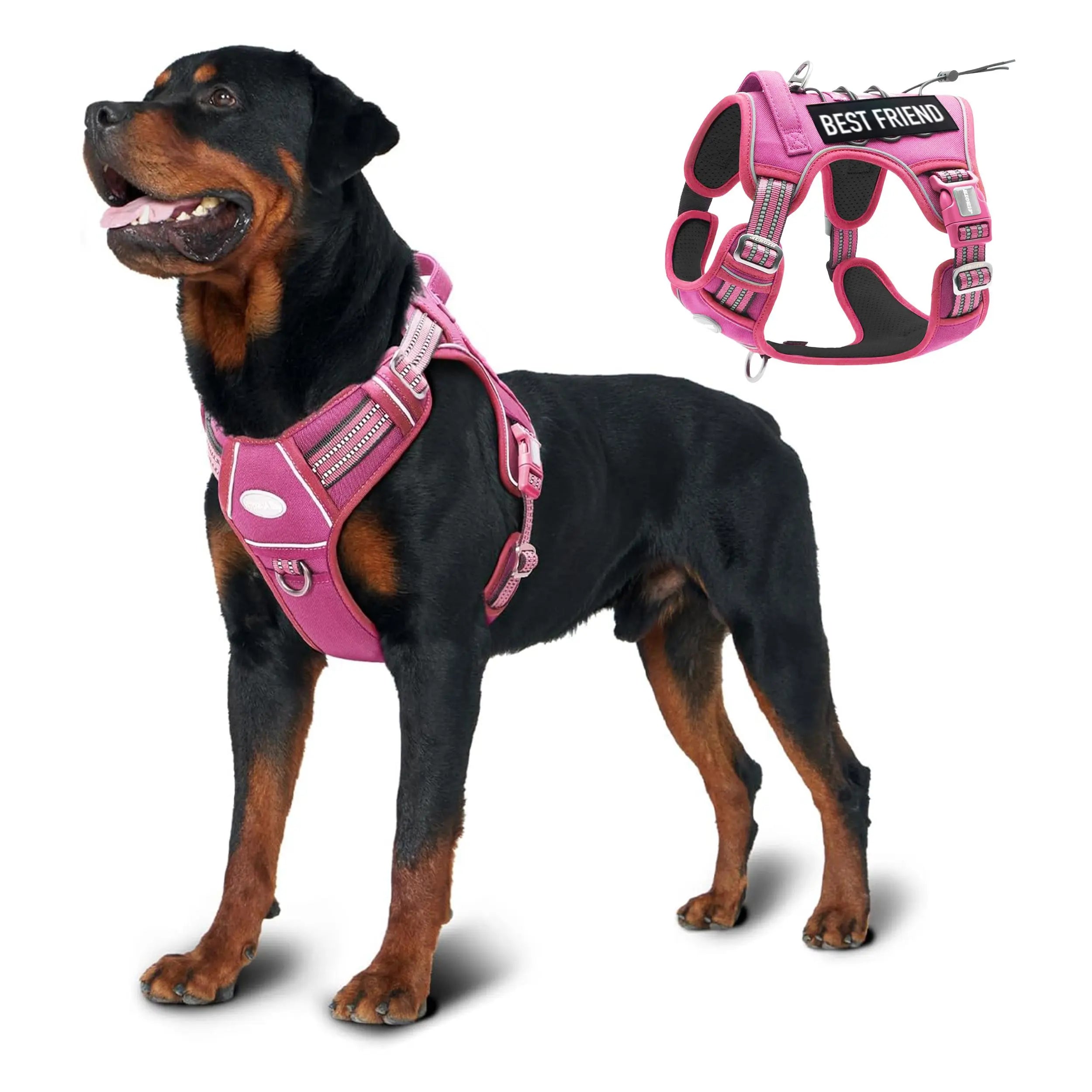 【#Summersale】Auroth Tactical Dog Harness – Universal Harness, Walking Harness & Safety Harnesses for Small to Large Dogs, Durable Reflective, Easy to Control, No Pull Adjustable Pet Harness, Pet Supplies