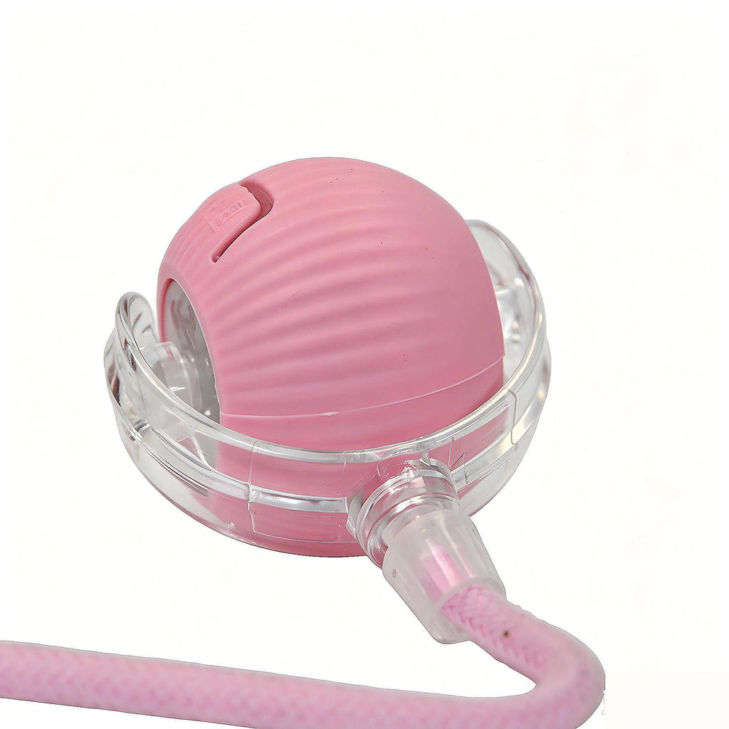 2026 New Smart Automatic Rolling Rubber Ball Cat Toy - USB Rechargeable, Light-Up, Quiet, Bite-Resistant, Wear-Resistant, Non-Toxic, Shatterproof, Plain, Adjustable Mode, Speedy Tail Moving, Universal Fit Interactive Pet Toy (Free Gift Included)