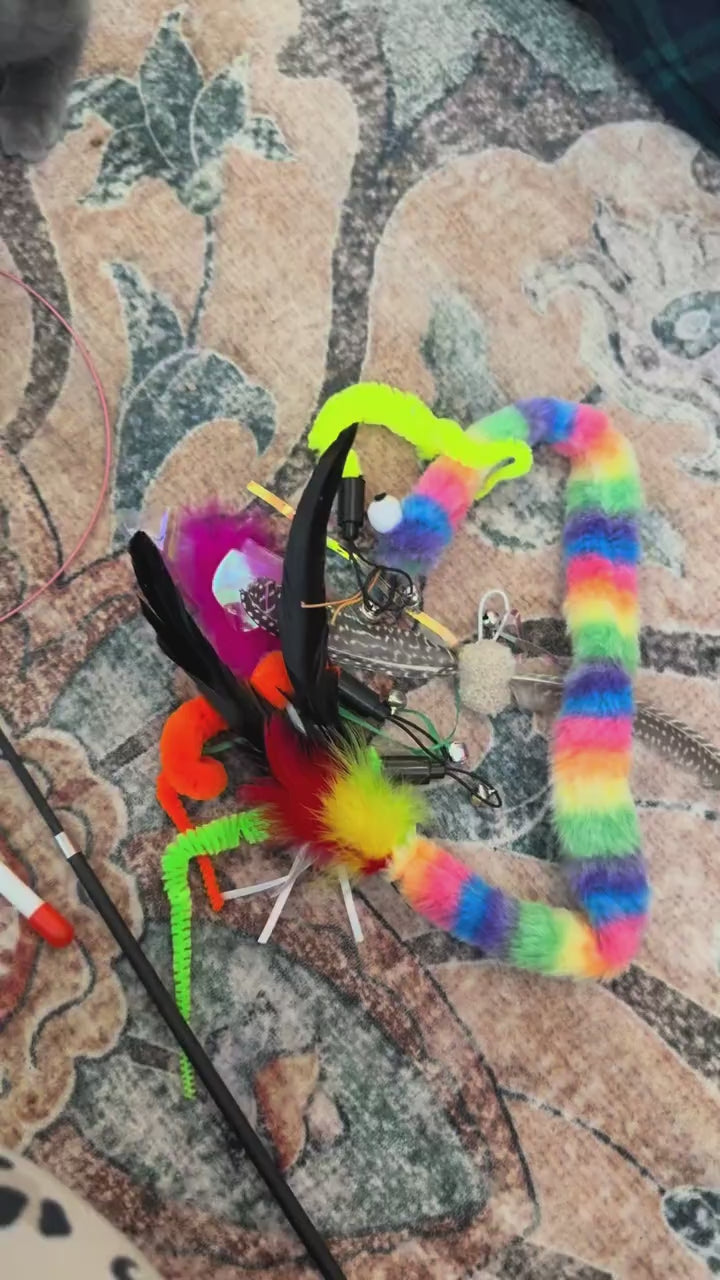PurrPlay™ | 7-in-1 Interactive Cat Teaser Set