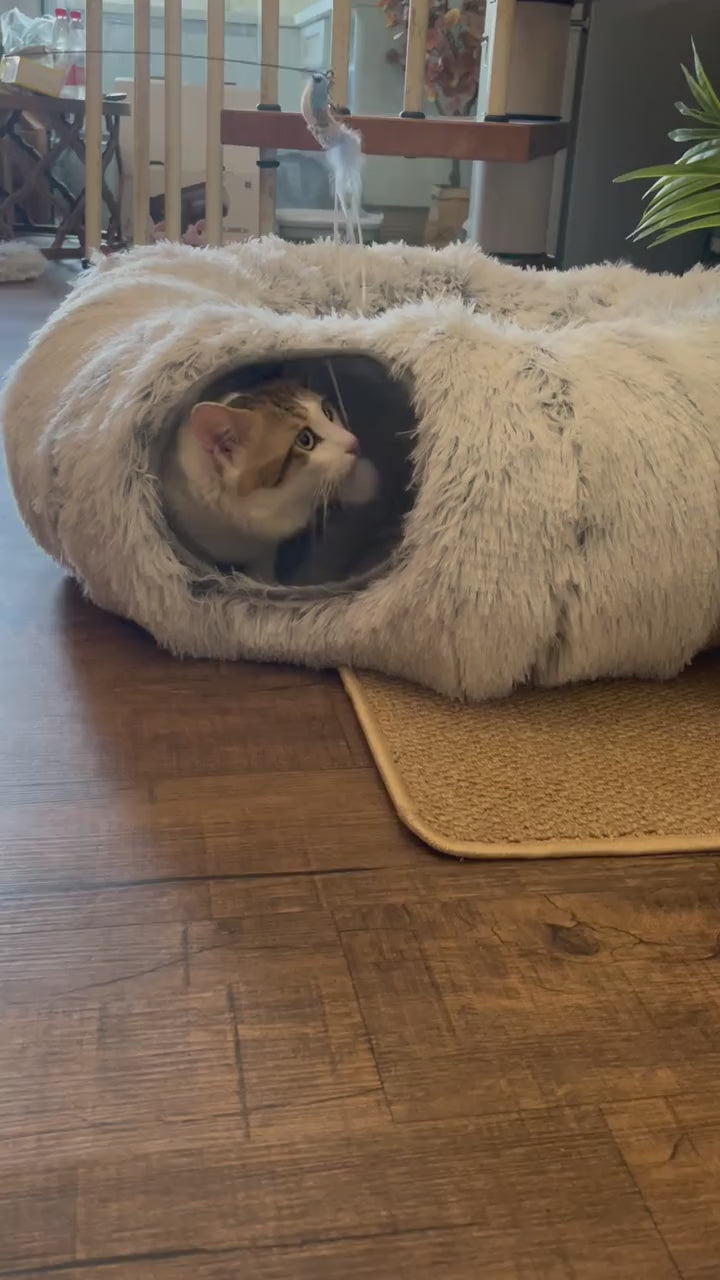 CozyTunnel™ Pro | Modular Cat Tunnel Bed